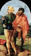 Albrecht Durer Two Musicians oil painting artist